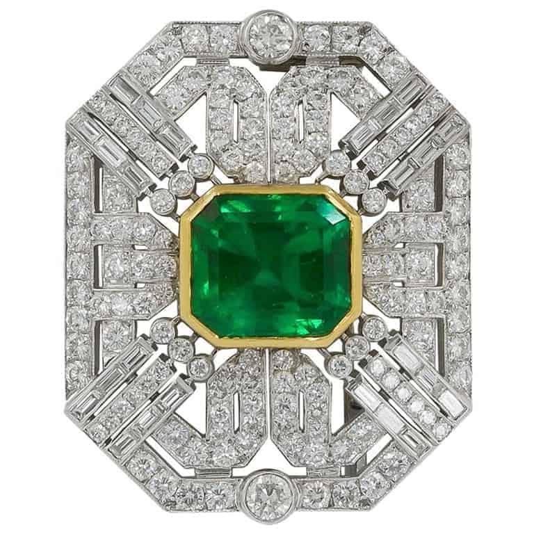 emerald pin